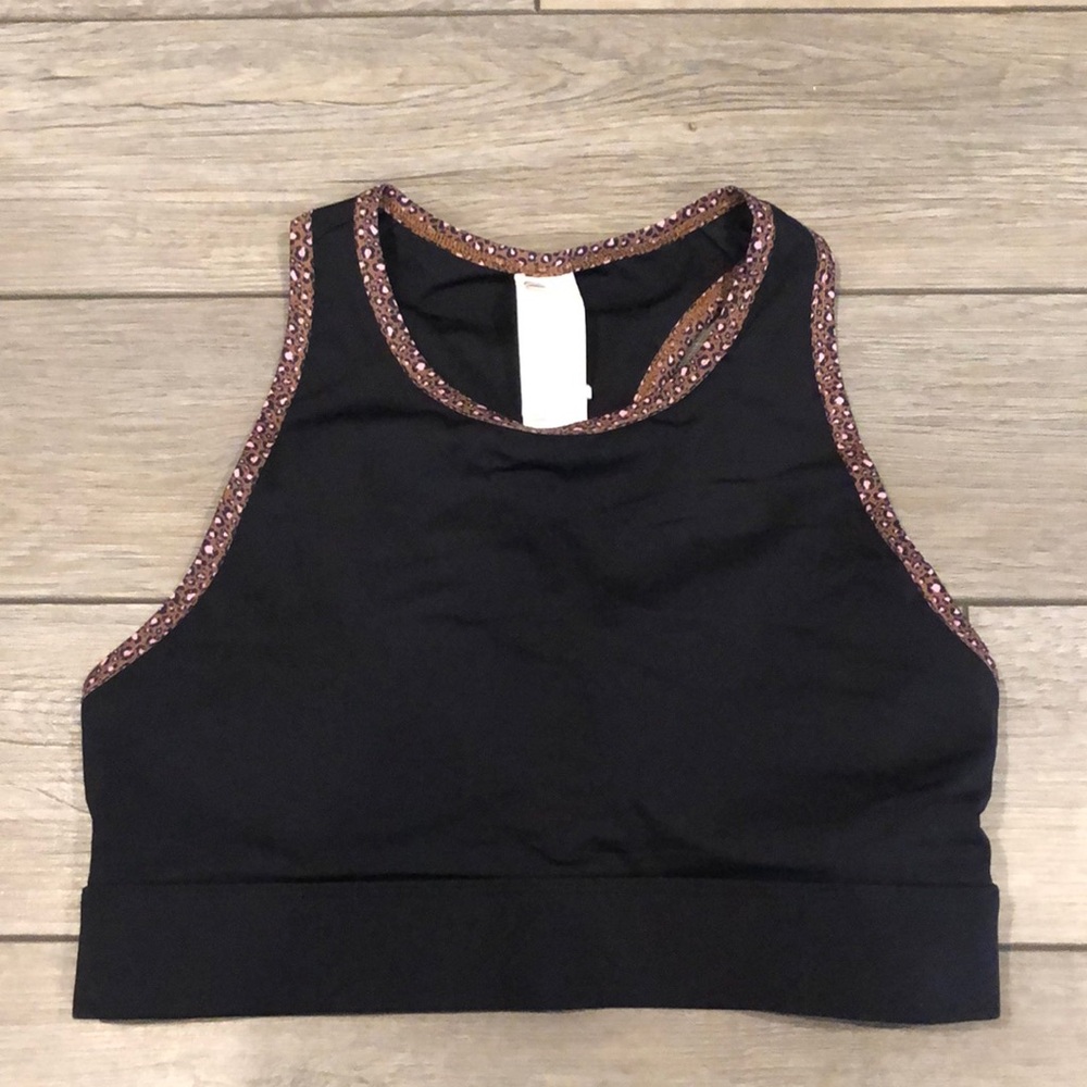 Black Leopard Women's Sports Bra